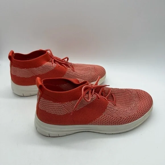 FIT FLOP WOMENS CORAL UBER KNIT SLIP ON HIGHTOP SNEAKERS 9.5 - Picture 13 of 13